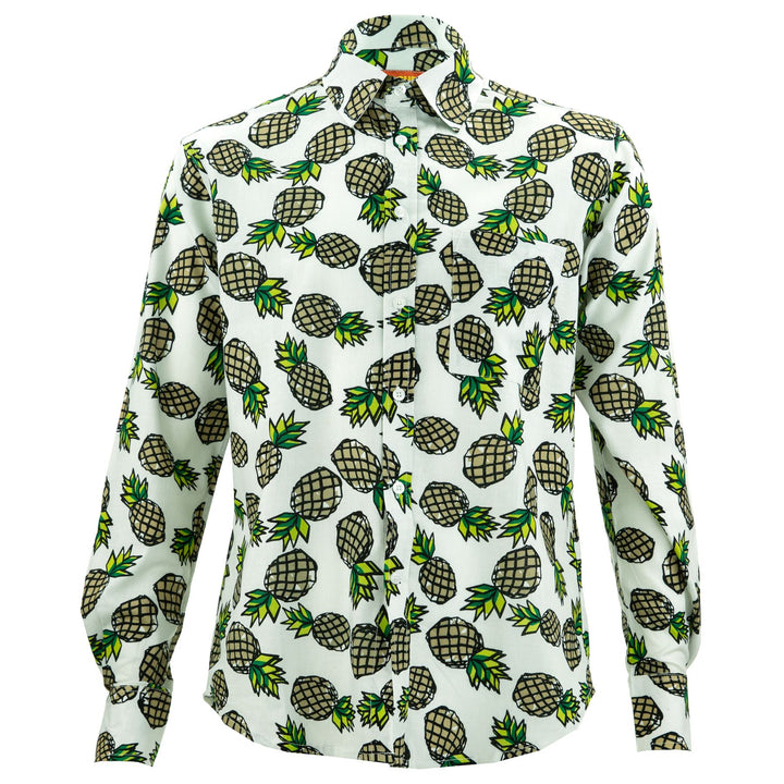 Regular Fit Long Sleeve Shirt - Pineapples