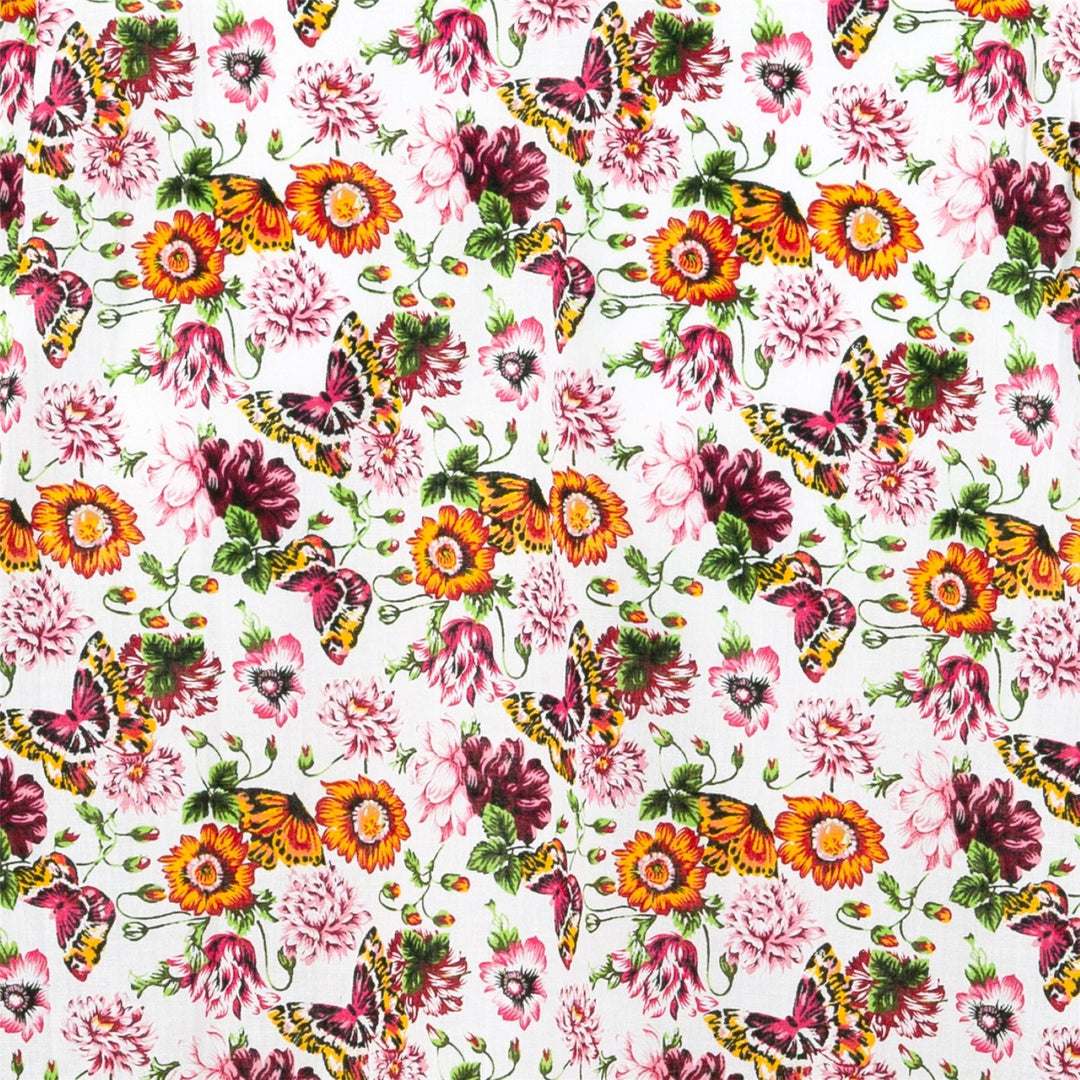 Regular Fit Long Sleeve Shirt - Butterfly Meadow