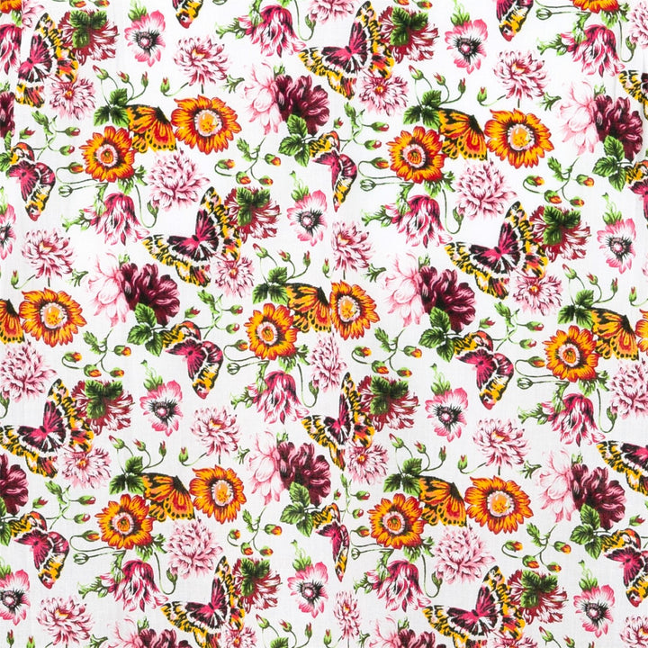 Regular Fit Long Sleeve Shirt - Butterfly Meadow