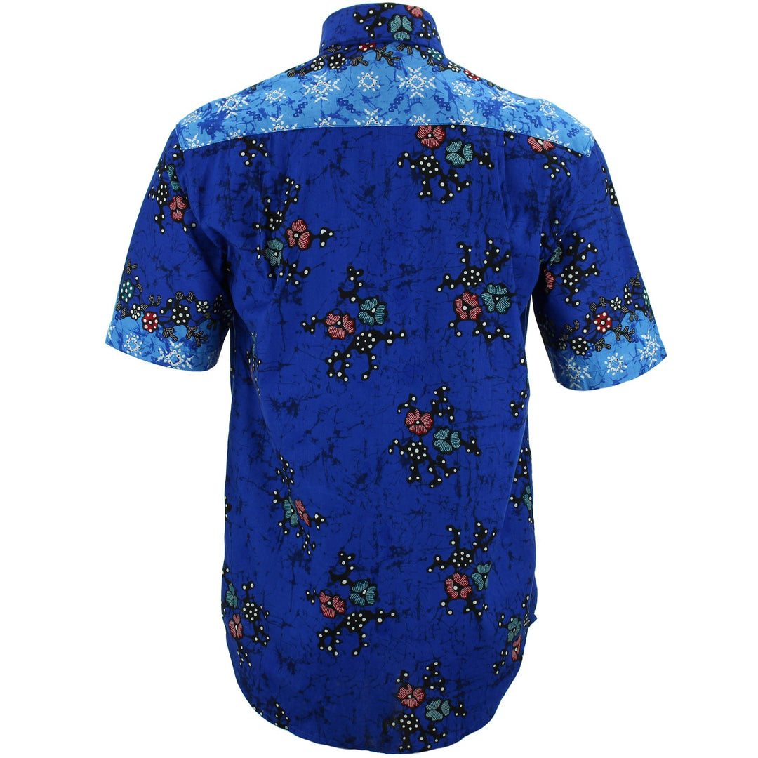 Regular Fit Short Sleeve Shirt - Blue Night
