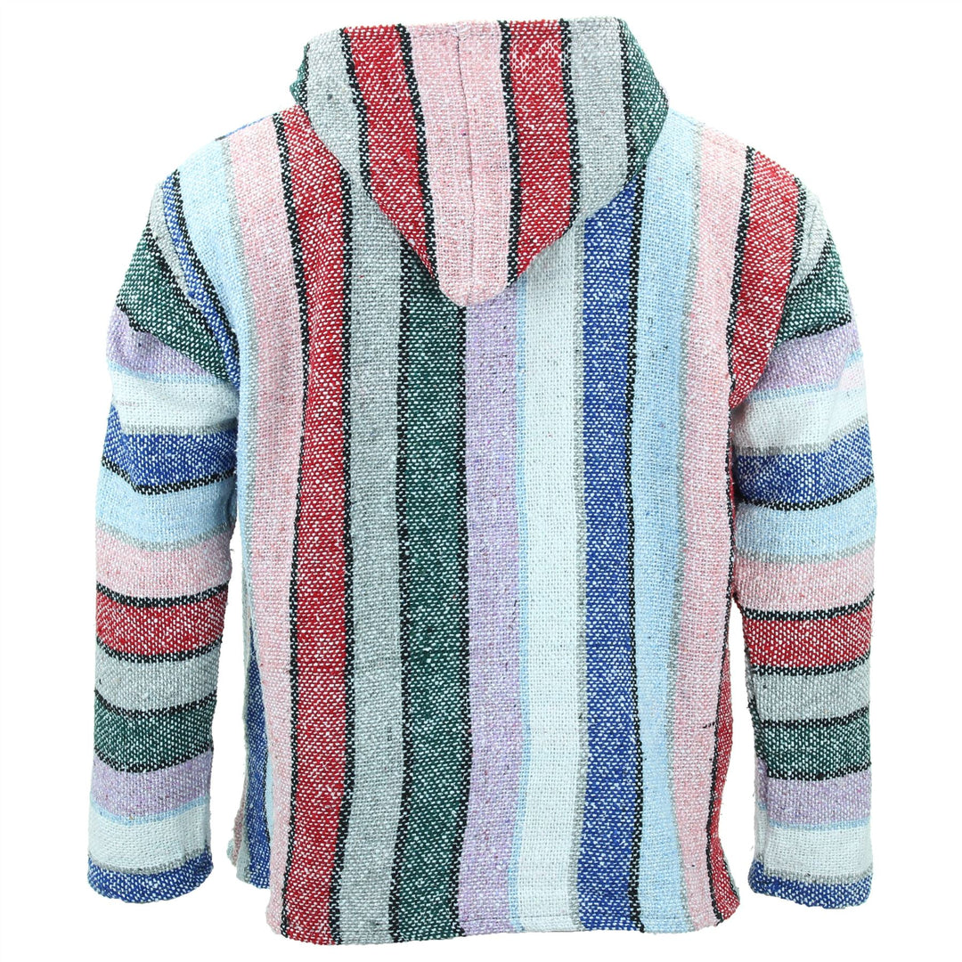 Recycled Mexican Baja Jerga Hoody - Pastel