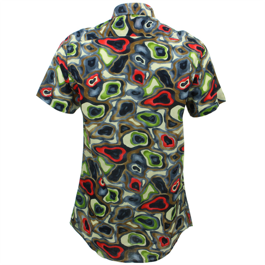 Tailored Fit Short Sleeve Shirt - Rave Camouflage