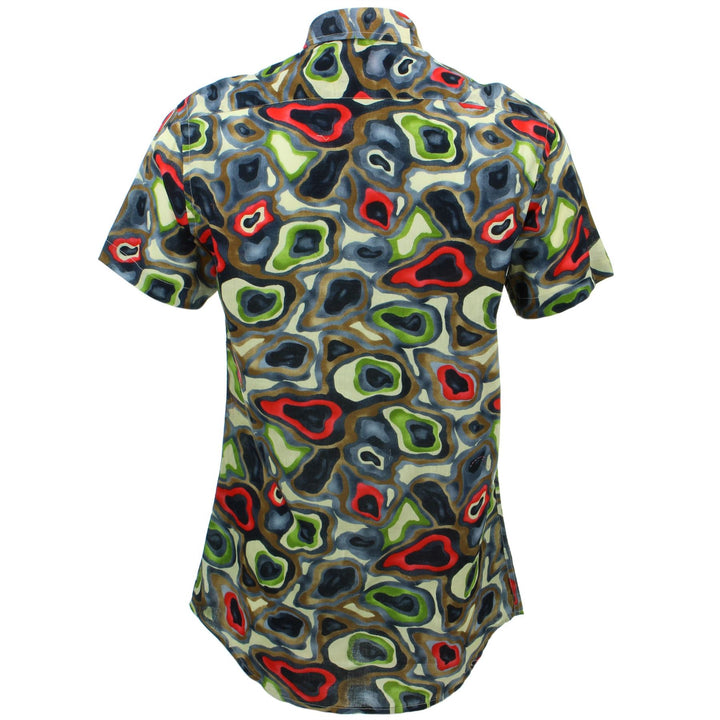 Tailored Fit Short Sleeve Shirt - Rave Camouflage