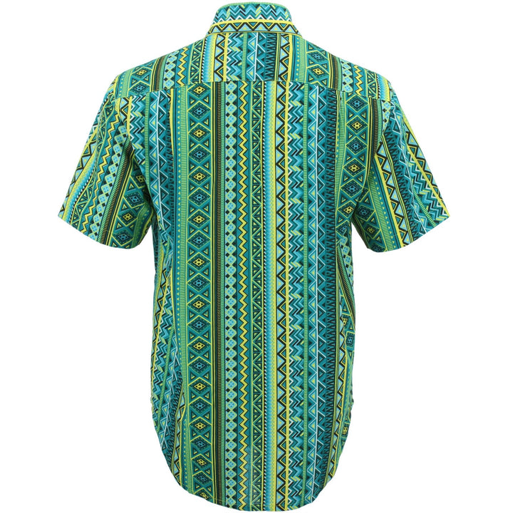 Regular Fit Short Sleeve Shirt - Aztec