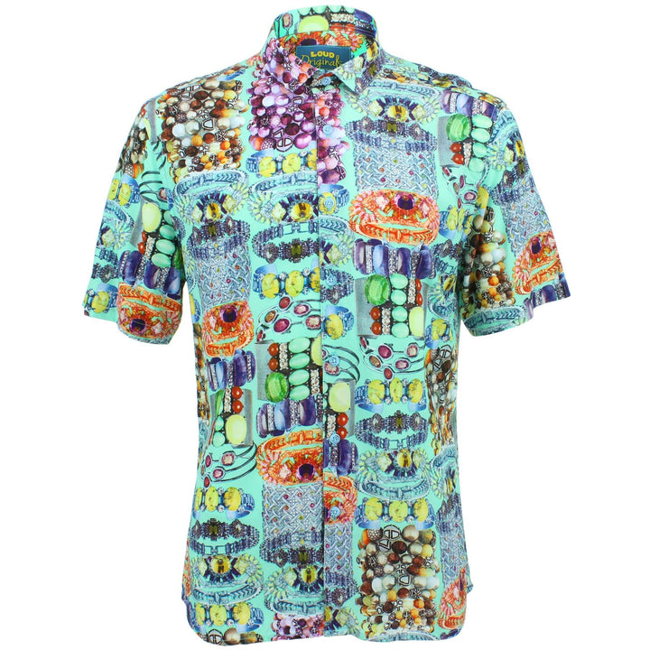 Slim Fit Short Sleeve Shirt - Jewellery
