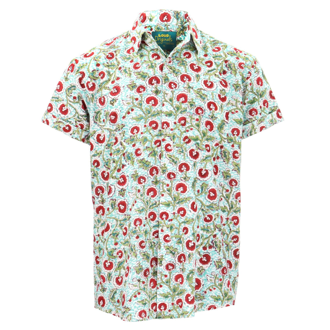 Regular Fit Short Sleeve Shirt - Wild Bloom