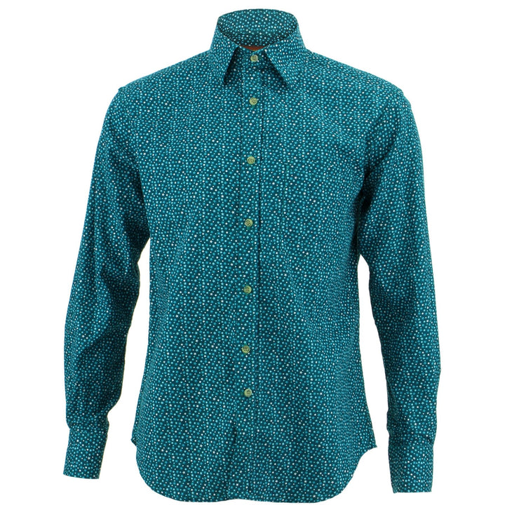 Regular Fit Long Sleeve Shirt - Ditzy Stars
