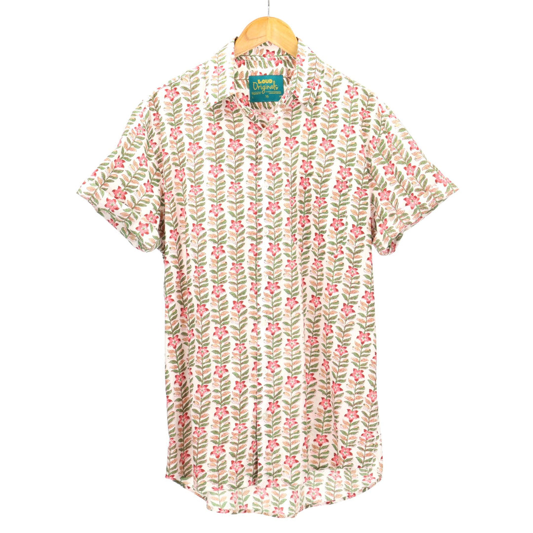 Regular Fit Short Sleeve Shirt - Botanic Rhythm