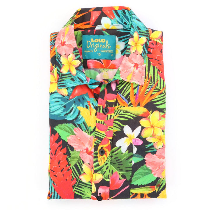 Regular Fit Short Sleeve Shirt - Tropical Paradise