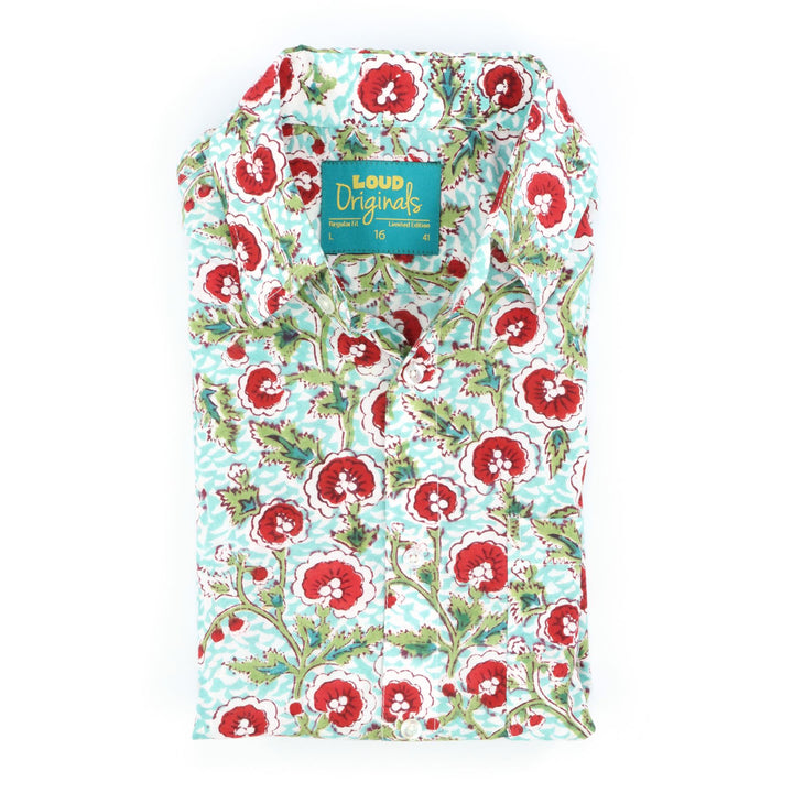 Regular Fit Short Sleeve Shirt - Wild Bloom