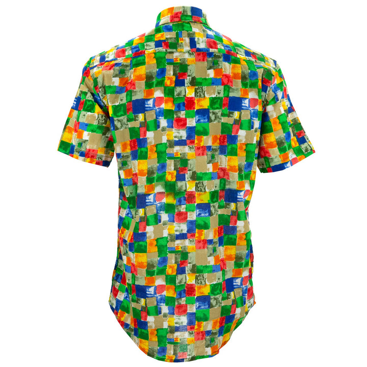 Regular Fit Short Sleeve Shirt - Paint