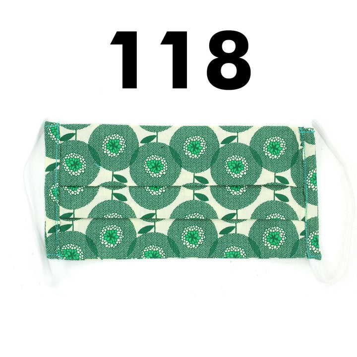100% Cotton Handmade Pleated Face-Mask