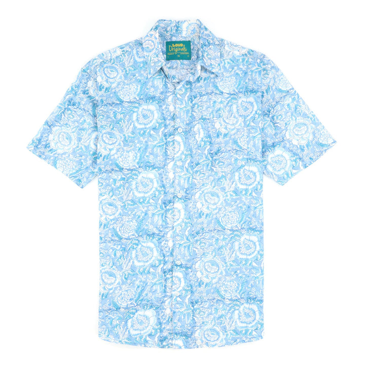Regular Fit Short Sleeve Shirt - Cloudy Meadow