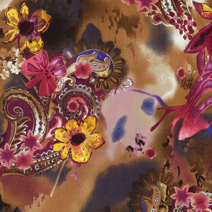 Regular Fit Long Sleeve Shirt - Paisley Floral