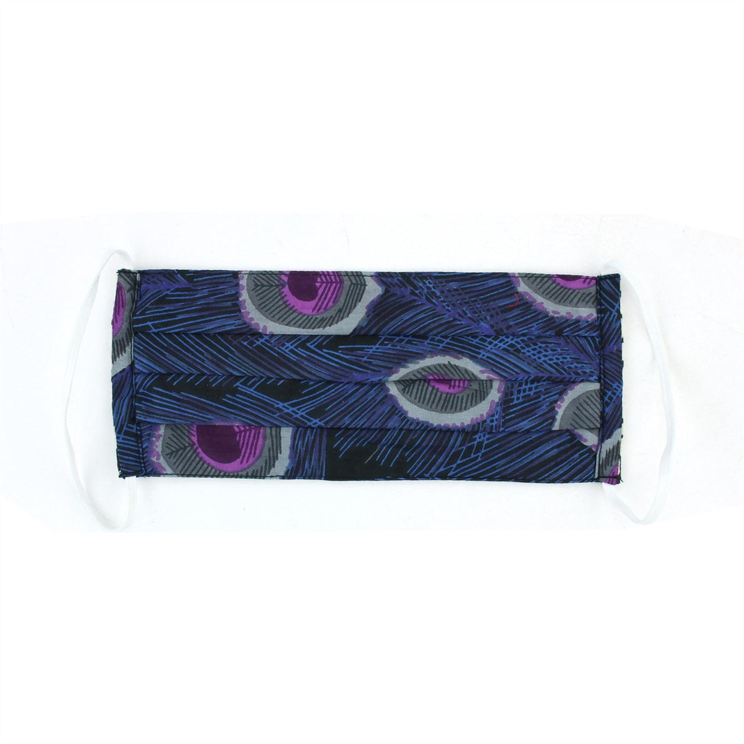 100% Cotton Handmade Pleated Face-Mask