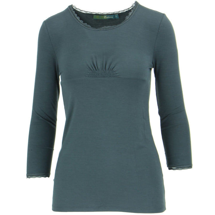 3/4 Sleeve Top - Blue