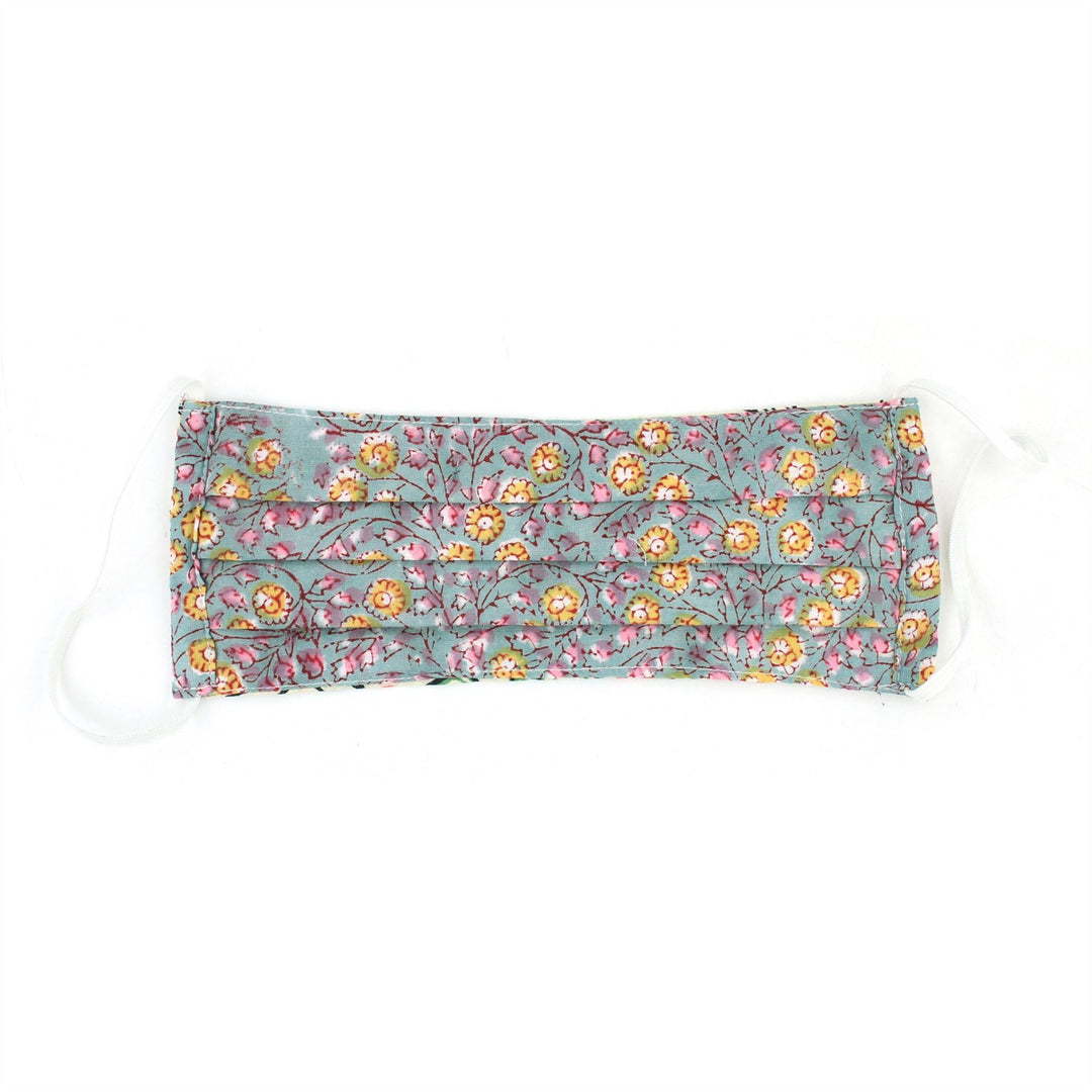 Handmade Pleated Cotton Face Mask - Pack of 3