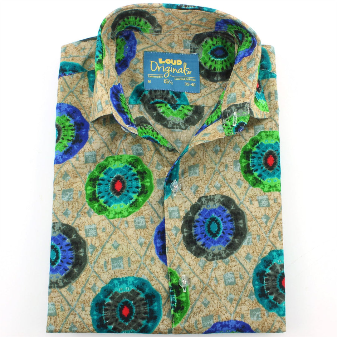 Tailored Fit Short Sleeve Shirt - The Eye of the Kaleidoscope