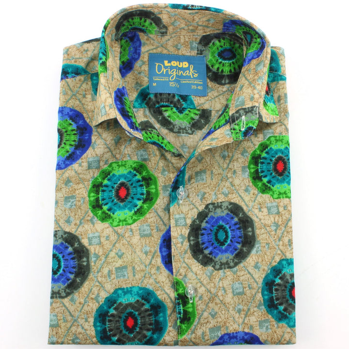 Tailored Fit Short Sleeve Shirt - The Eye of the Kaleidoscope