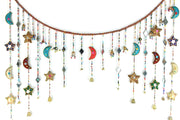Handmade Rajasthani Strings Hanging Decorations - Door Garland - Moon Stars