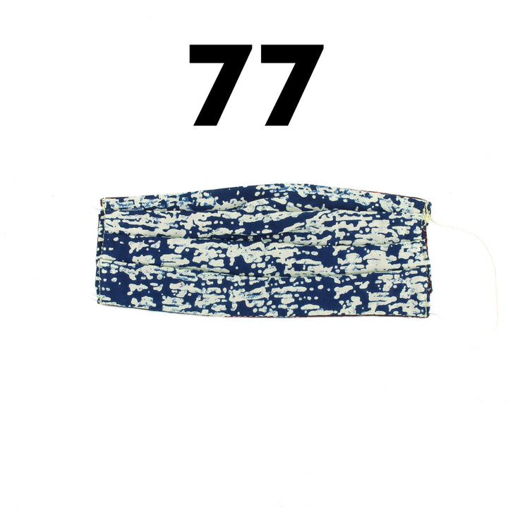 100% Cotton Handmade Pleated Face-Mask