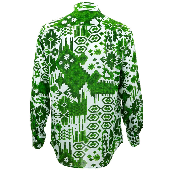 Regular Fit Long Sleeve Shirt - Aztec