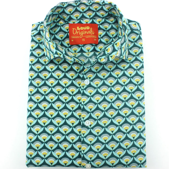 Tailored Fit Short Sleeve Shirt - Swarm