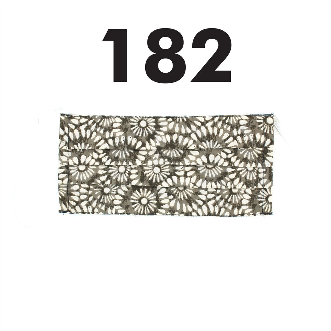 100% Cotton Handmade Pleated Face-Mask