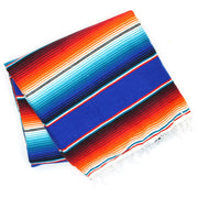 Handwoven Mexican Serape Large 200cm x 147cm - Blue