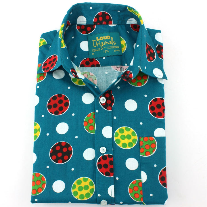 Regular Fit Short Sleeve Shirt - Polka Balls