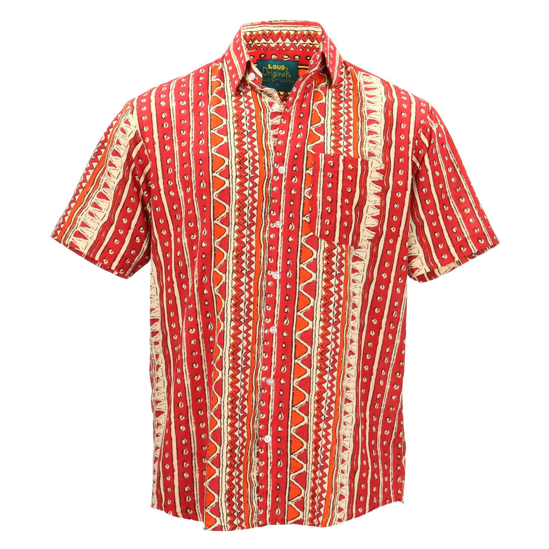 Regular Fit Short Sleeve Shirt - Desert Totem