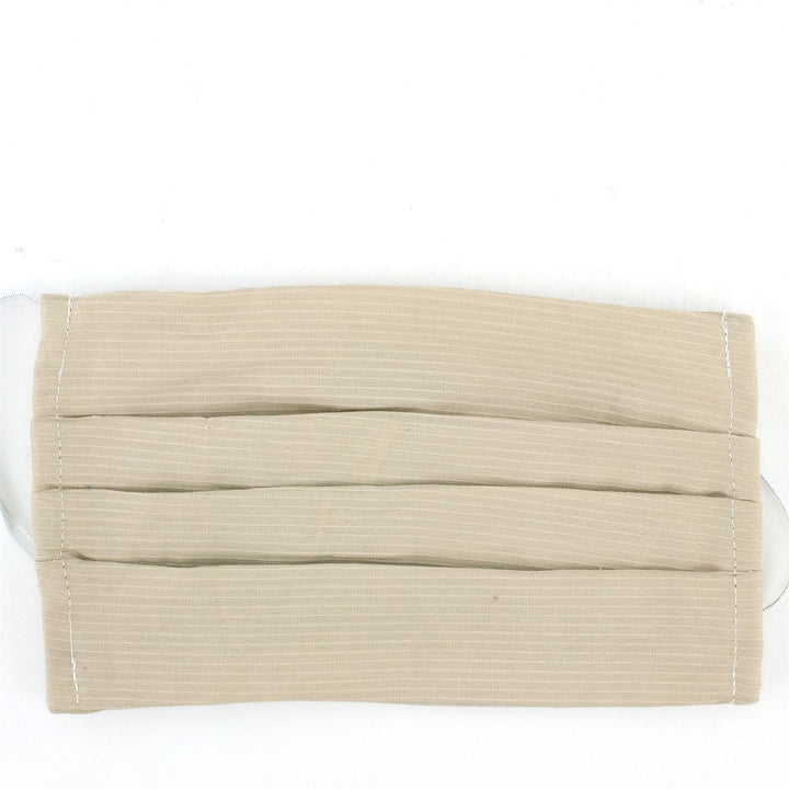 100% Cotton Handmade Pleated Face-Mask