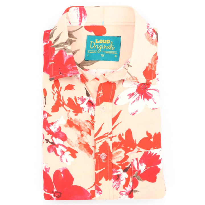 Regular Fit Short Sleeve Shirt - Pastel Petal