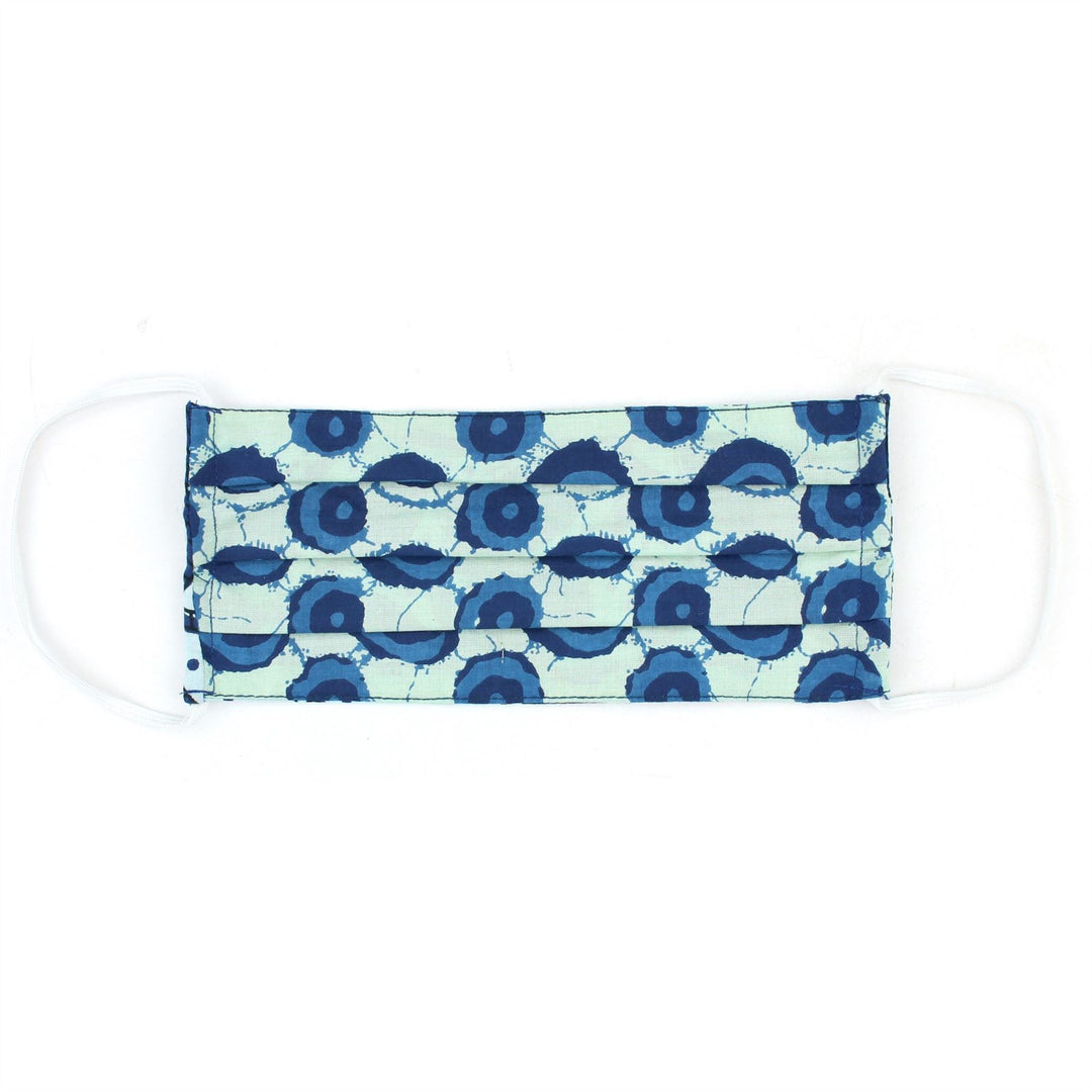 Handmade Pleated Cotton Face Mask - Pack of 5