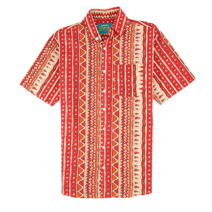 Regular Fit Short Sleeve Shirt - Desert Totem