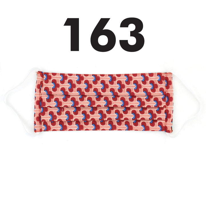 100% Cotton Handmade Pleated Face-Mask
