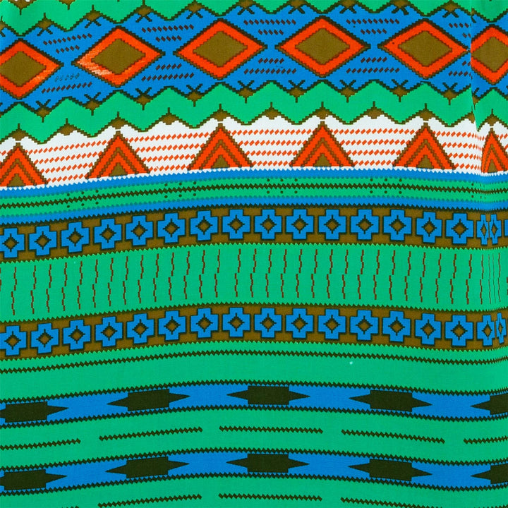 Regular Fit Long Sleeve Shirt - Geometric Stripe