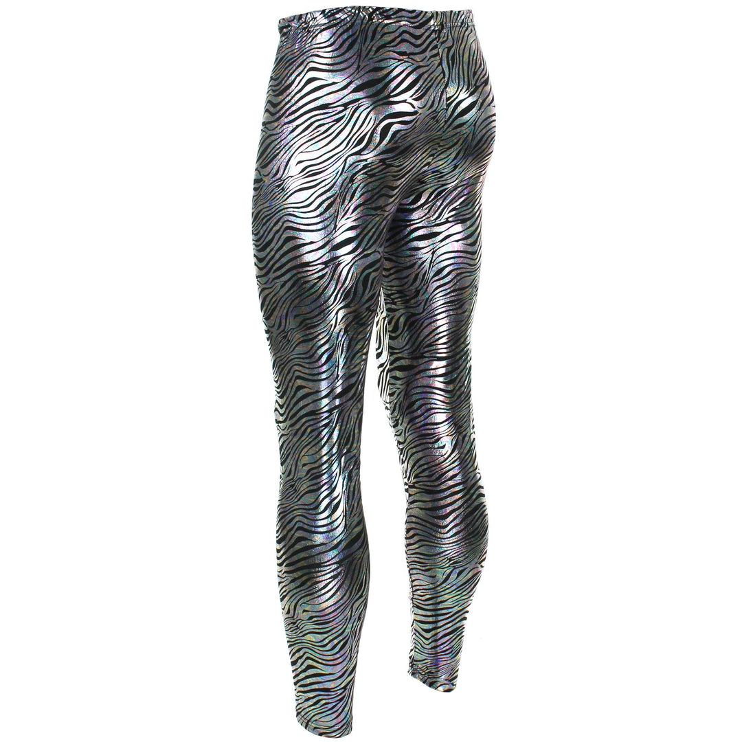 Shiny Meggings - Zebra