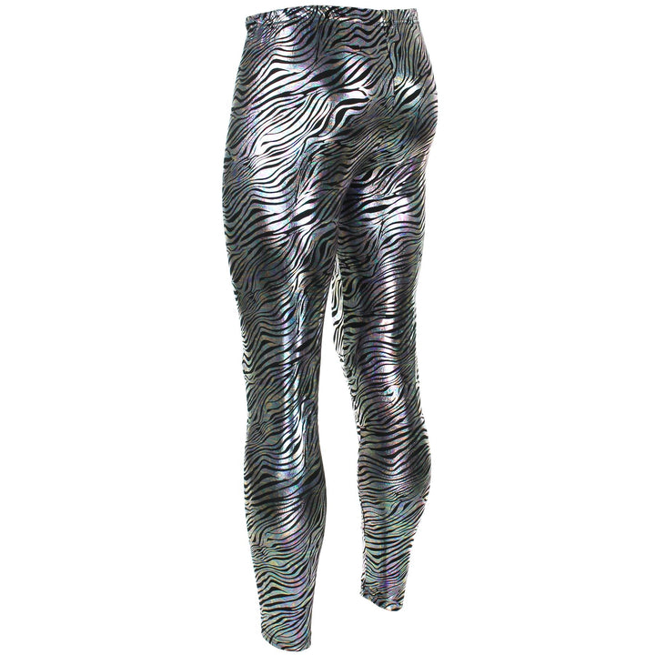 Shiny Meggings - Zebra