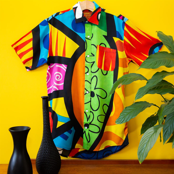 Regular Fit Short Sleeve Shirt - Carnival Beach