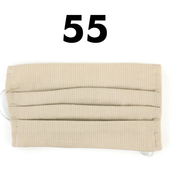 100% Cotton Handmade Pleated Face-Mask