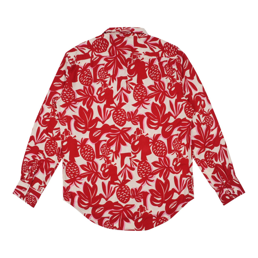 Regular Fit Long Sleeve Shirt - Tropical Grove