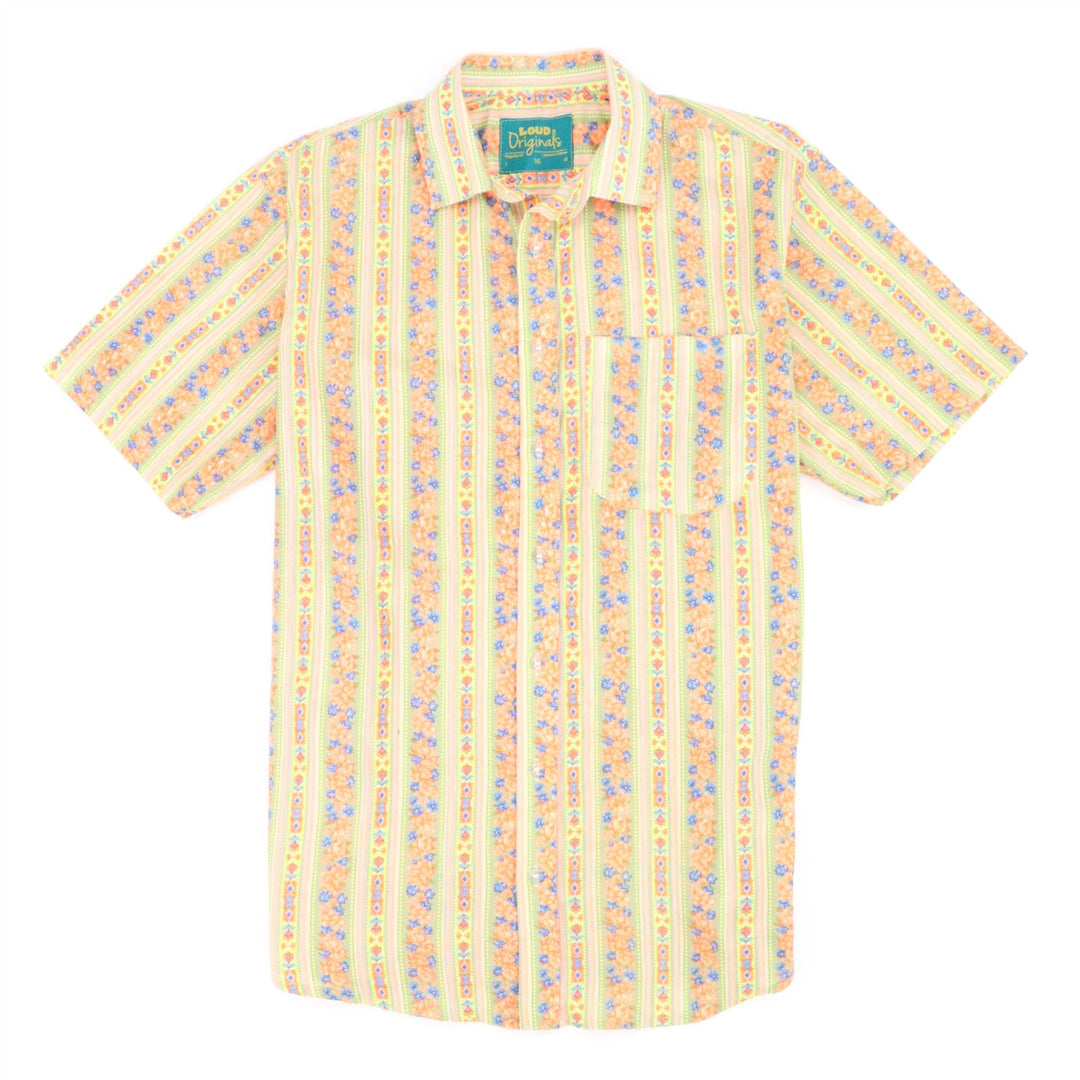 Regular Fit Short Sleeve Shirt - Folk Stripe
