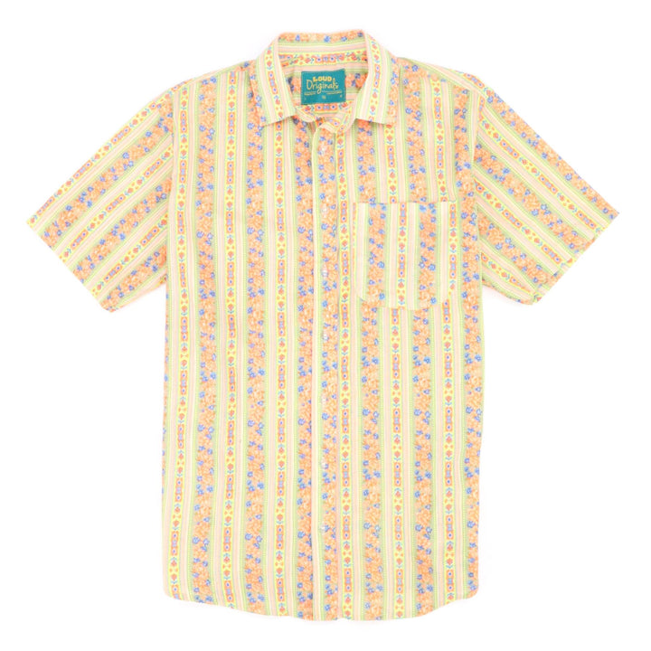 Regular Fit Short Sleeve Shirt - Folk Stripe