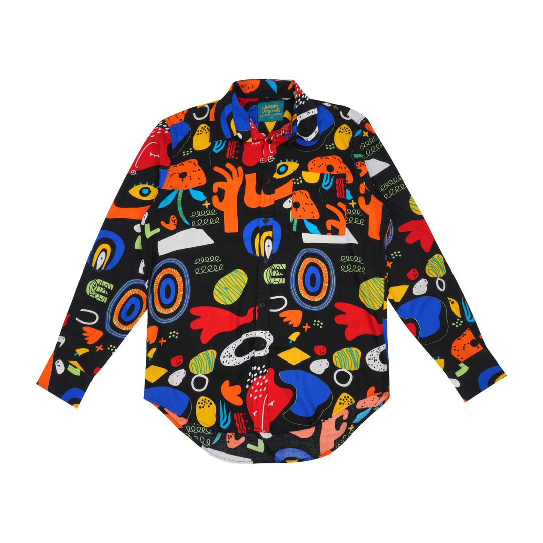 Regular Fit Long Sleeve Shirt - Cosmic Pop