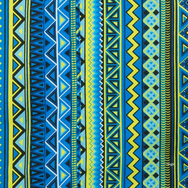 Chic Tea Shift Dungaree Dress - Aztec Blue