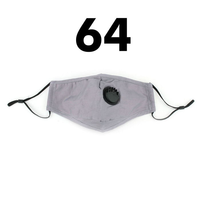Breathable Vent Face Mask - Grey