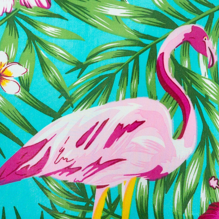 Ruched Box Top - Flamingo Beach