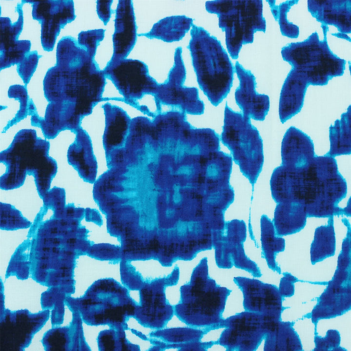 Slim Fit Long Sleeve Shirt - Floral Ikat