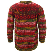Hand Knitted Wool Jumper - Diamond SD Red